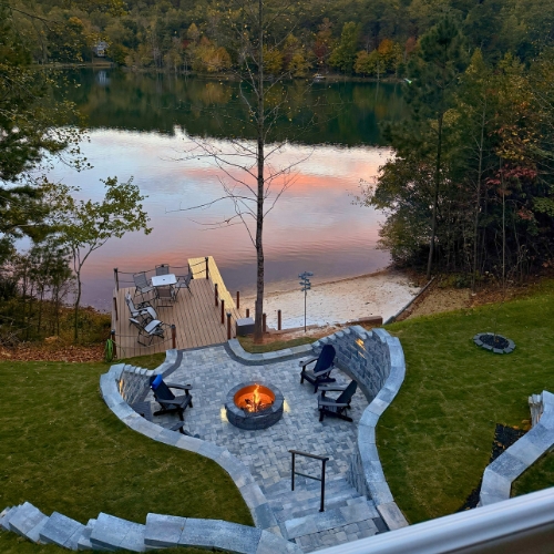 Paver patio in Cherokee County