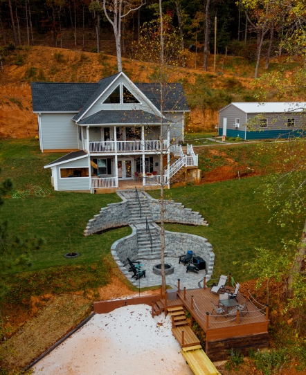 Backyard makeover in Cherokee County