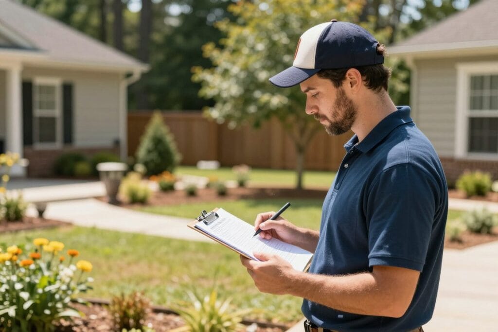 Backyard assessment and measurement for outdoor living space design Backyard assessment and measurement for outdoor living space design