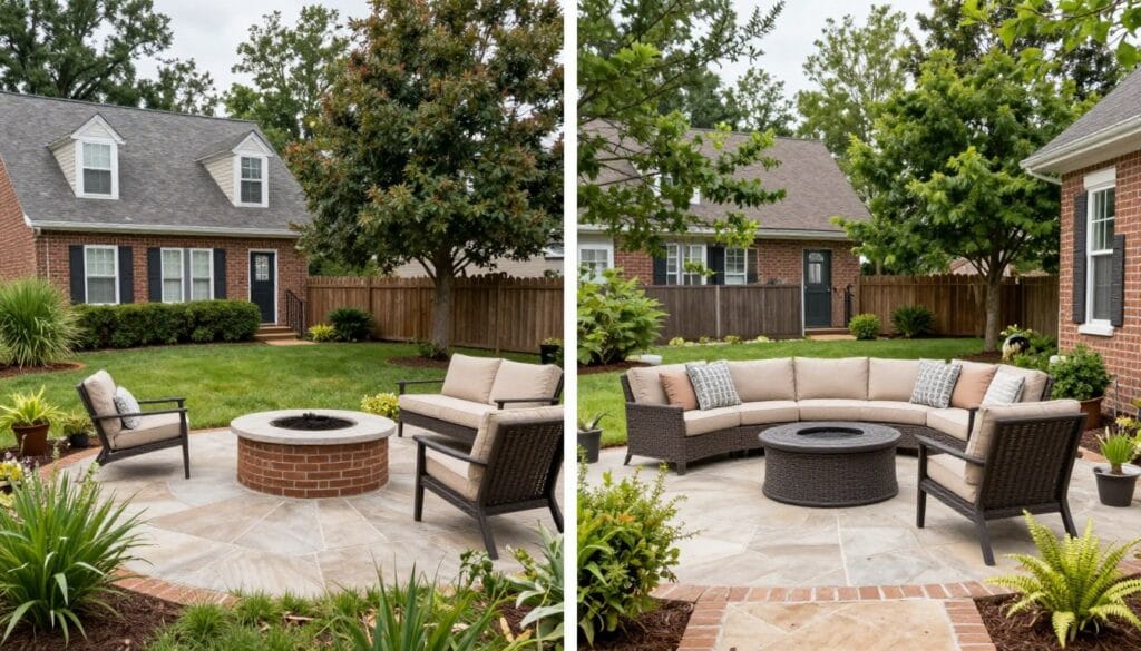 Beautiful completed outdoor living space transformation in White Georgia Beautiful completed outdoor living space transformation in White Georgia