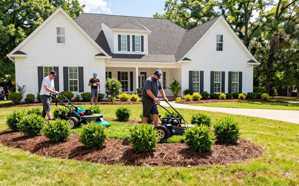 Landscape maintenance and care services in White GA