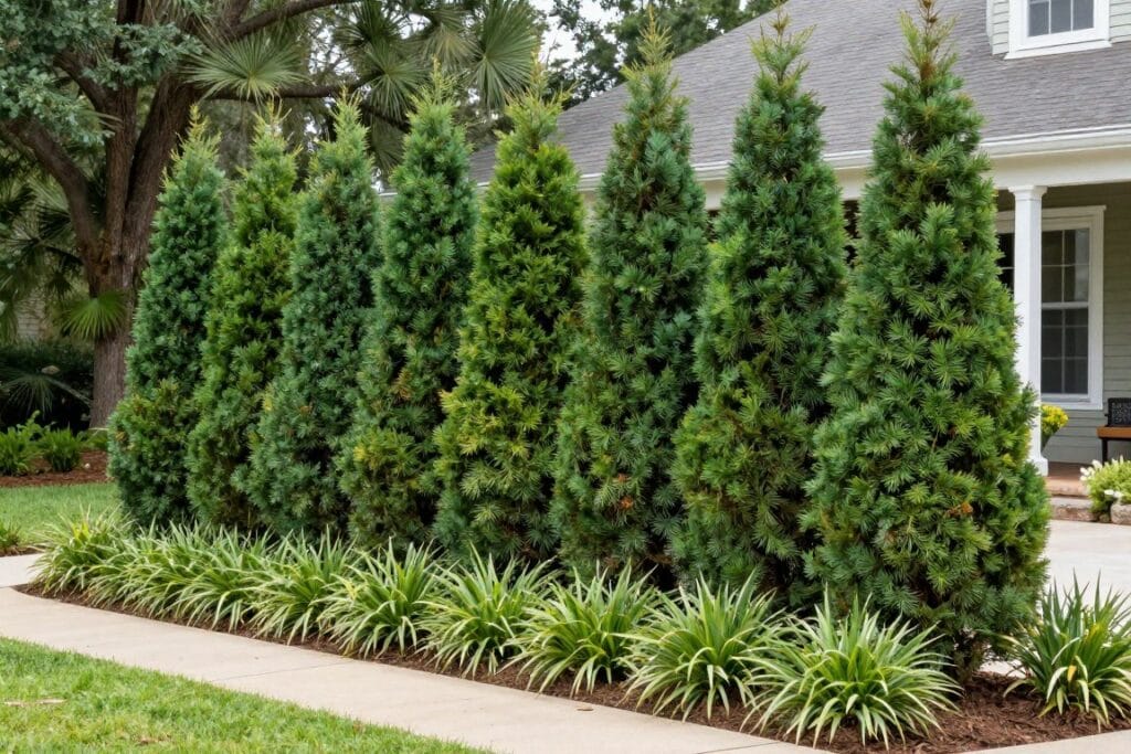 Privacy landscaping and screening in White Georgia outdoor space Privacy landscaping and screening in White Georgia outdoor space