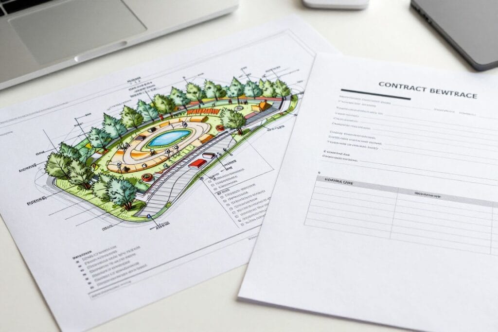 Professional outdoor living design proposal and contract documents Professional outdoor living design proposal and contract documents