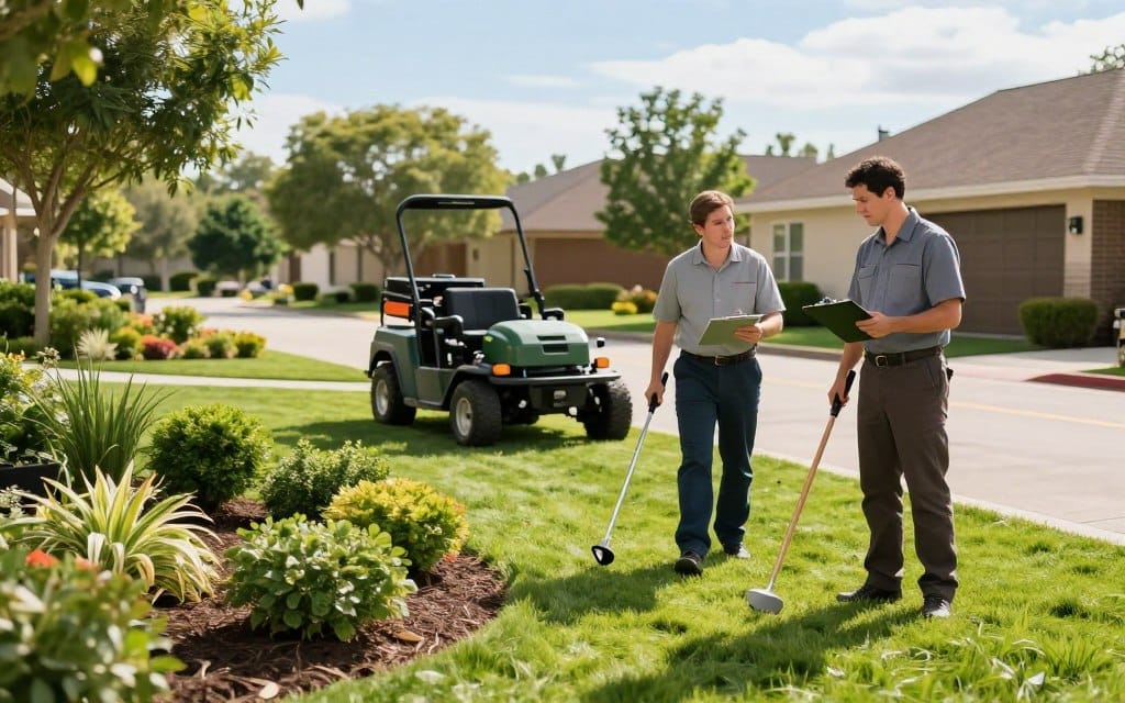 commercial lawn maintenance service