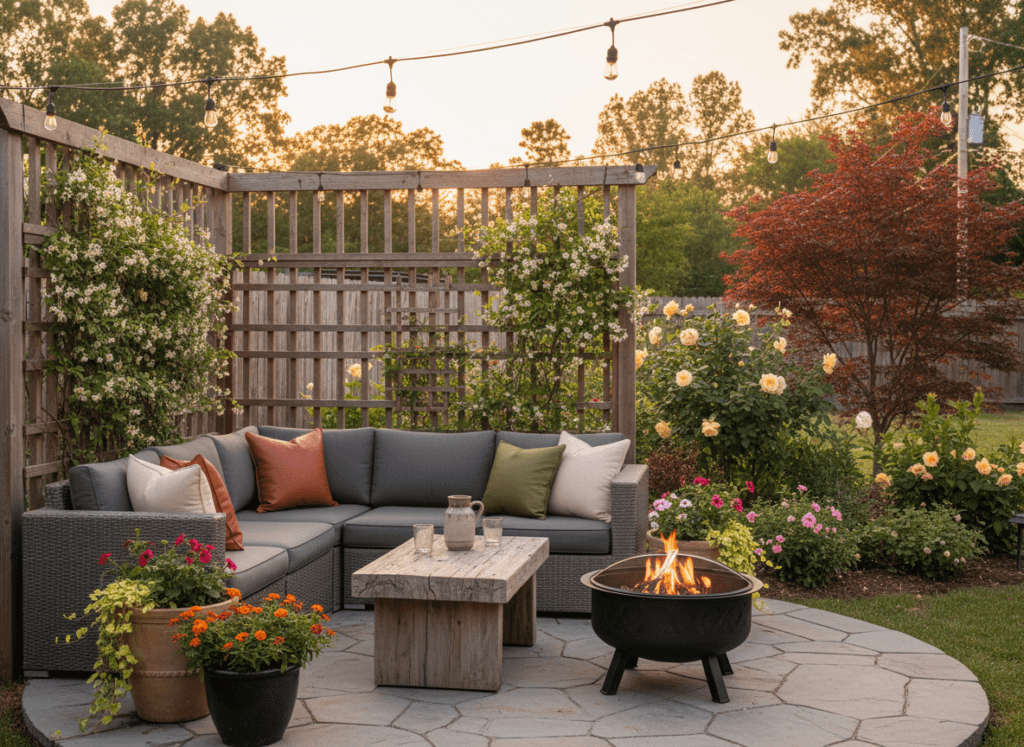how to design outdoor living spaces