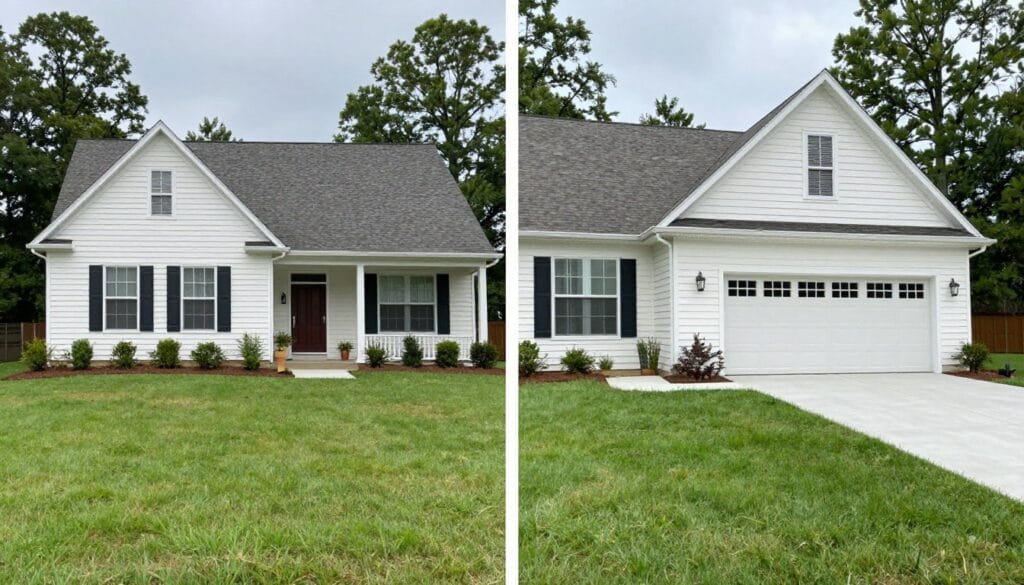 Beautiful transformed lawn and landscape in White GA