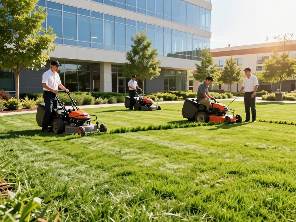 commercial lawn maintenance