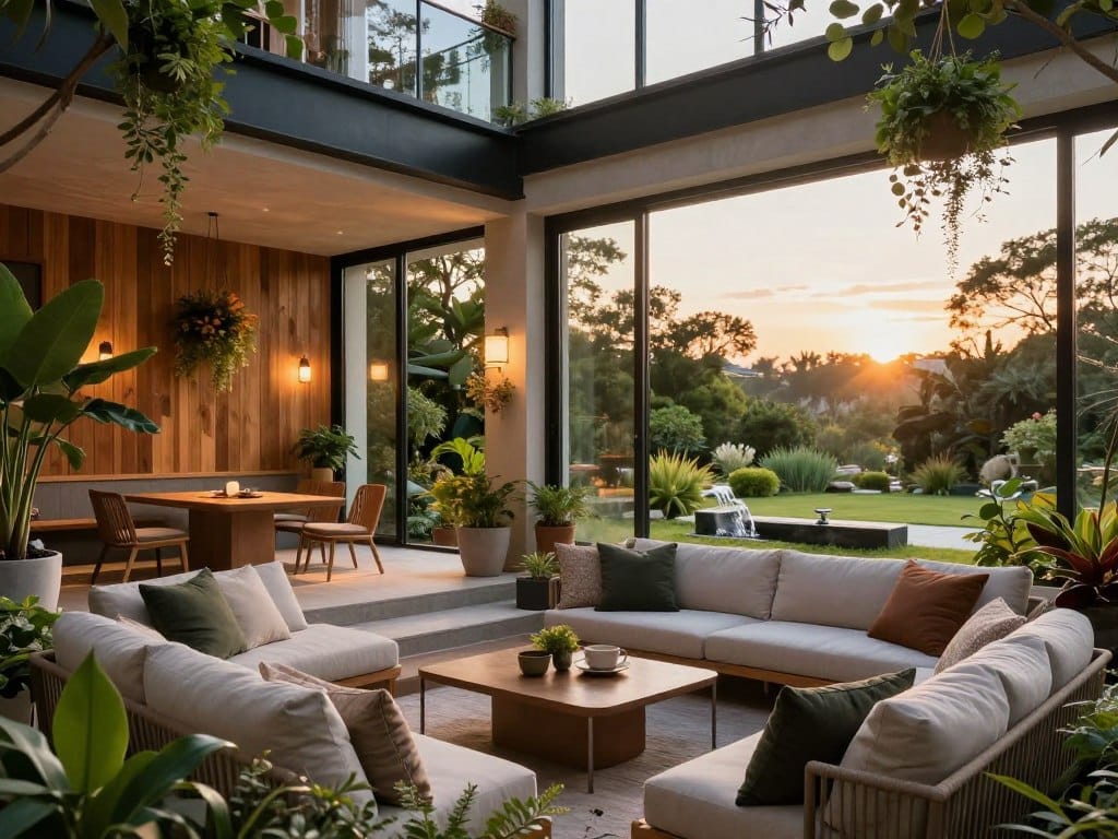 enclosed outdoor living spaces