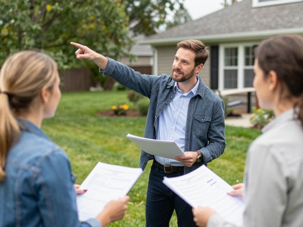 Consultation meeting for outdoor living project
