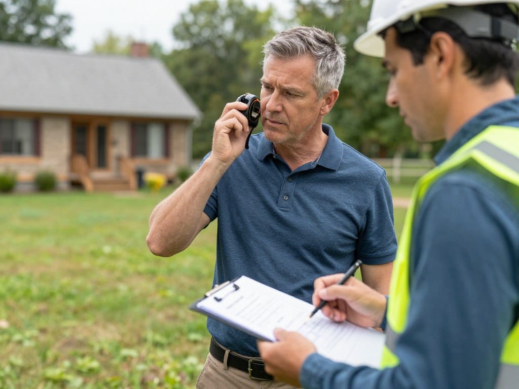 Site assessment for outdoor living project