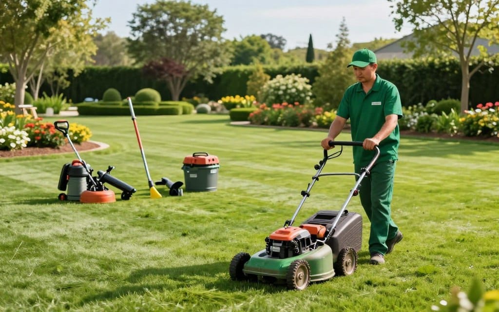 commercial lawn maintenance service